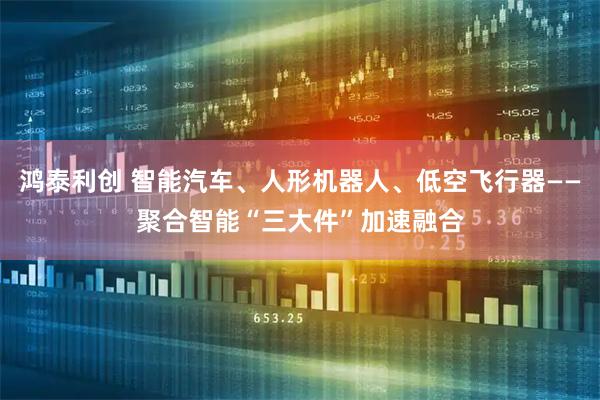 鸿泰利创 智能汽车、人形机器人、低空飞行器——聚合智能“三大件”加速融合