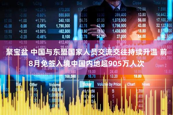 聚宝盆 中国与东盟国家人员交流交往持续升温 前8月免签入境中国内地超905万人次