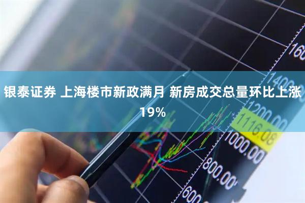 银泰证券 上海楼市新政满月 新房成交总量环比上涨19%