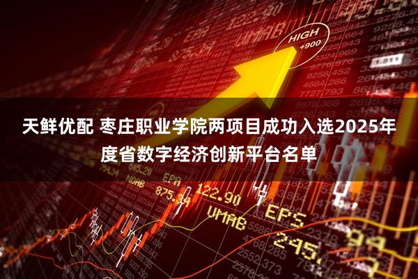 天鲜优配 枣庄职业学院两项目成功入选2025年度省数字经济创新平台名单