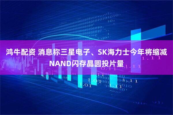 鸿牛配资 消息称三星电子、SK海力士今年将缩减NAND闪存晶圆投片量
