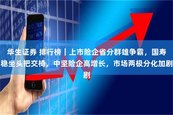 华生证券 排行榜｜上市险企省分群雄争霸，国寿稳坐头把交椅，中坚险企高增长，市场两极分化加剧